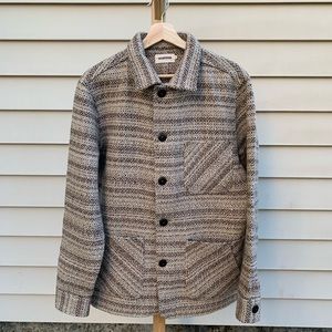 Taylor stitch Ojai jacket in espresso herringbone wool 40/M